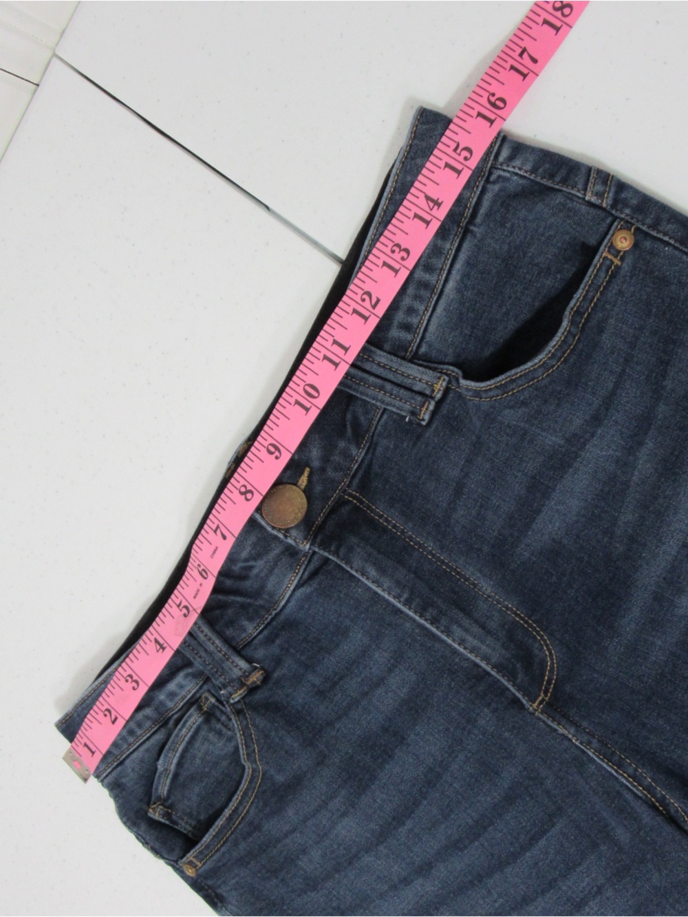 Democracy AB Technology Comfort Waist Flared Wide Leg Denim Jeans Size 10 - Picture 10 of 16